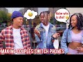 Making Couples Switch Phones Loyalty Test Pt. 2 💔 Public Interview