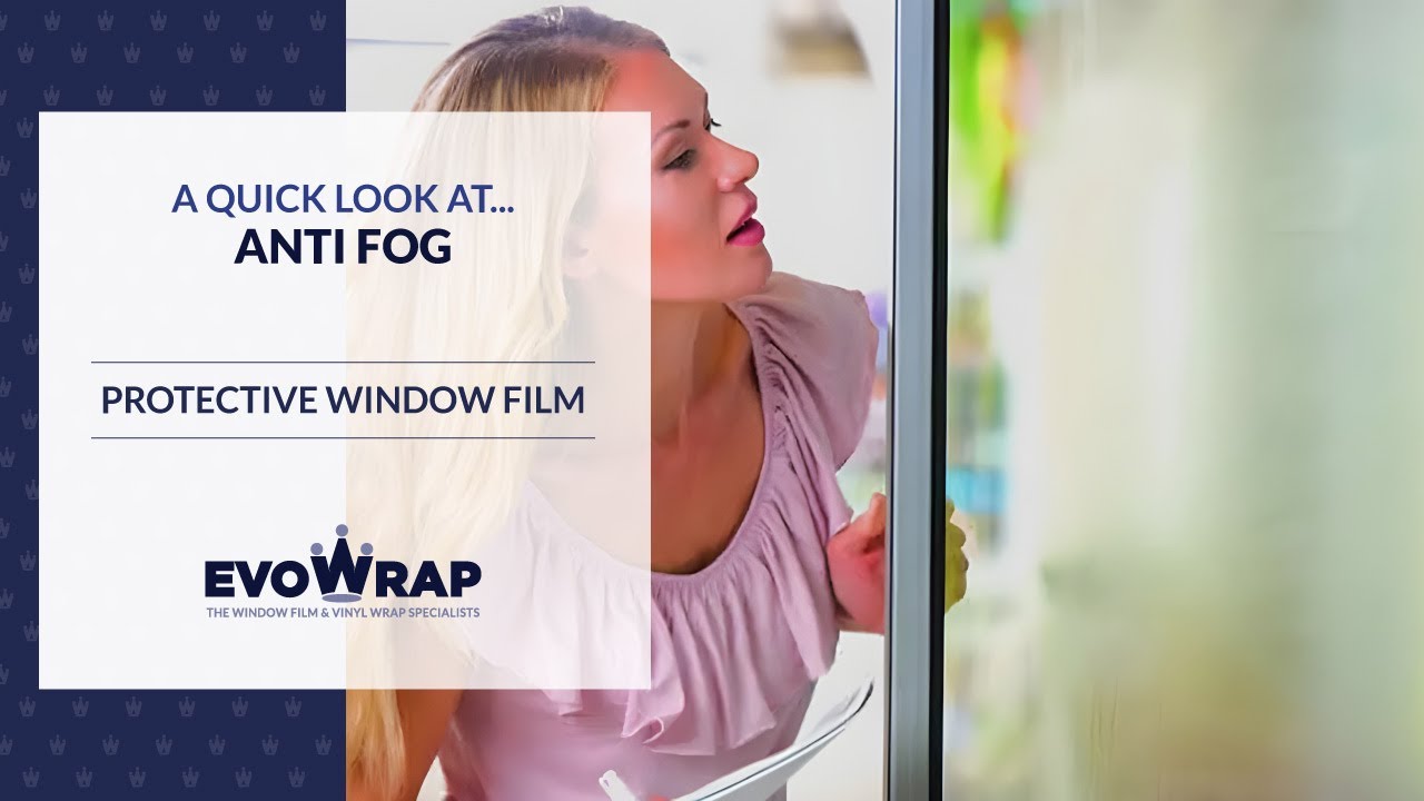 Anti Fog Window Film, Stops Glass Condensation