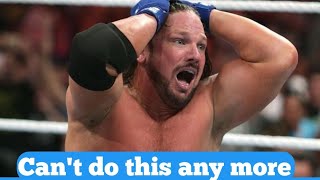 AJ  STYLES🛑  announces his retirement from the WWE  you  won't believe why