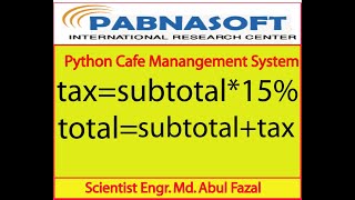Python Cafe Management System for beginners Part-11