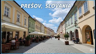 Walking in Prešov Slovakia 🇸🇰  Floriánova to Main Street