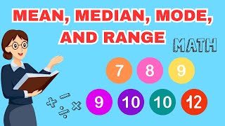 Mean, Median, Mode, and Range | Math Lesson