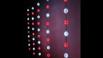 35mm DMX Crystal LED Pixel Ball Strip LED Curtain Light