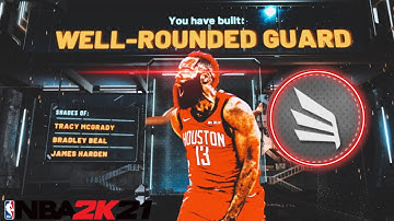 BEST WELL ROUNDED GUARD ON NBA 2K21! RARE BUILD PART 2!