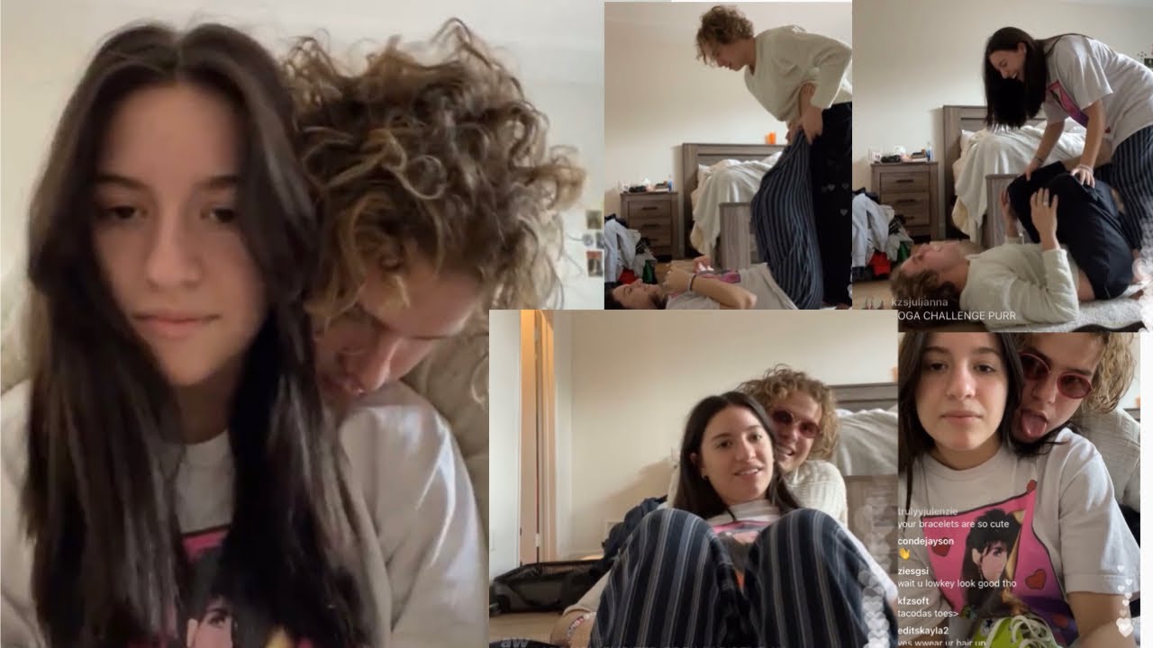 Kenzie Ziegler and her boyfriend being *CUTE* on IG live for 20 minutes straight