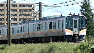 E129系B21編成 信越本線上り普通436M 新潟→長岡