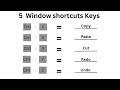 5 Windows Shortcuts Keys that makes your life easier❤❤