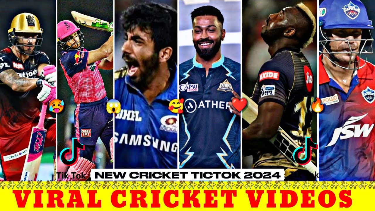 NEW Cricket Tictok 2024🥶/ Trending Cricket reels🔥/ viral cricket shorts ...