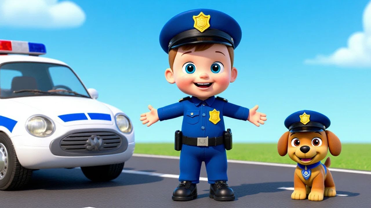 Hero Police Dog Patrol 🐾 | Fun Learning Cartoon | Kiddo Kids Songs