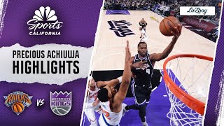 Precious Achiuwa highlights: Watch Kings forward score 20 points vs. Knicks | NBC Sports California