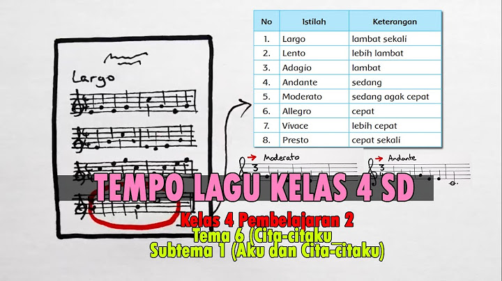 3 lagu nasional dengan tempo andante