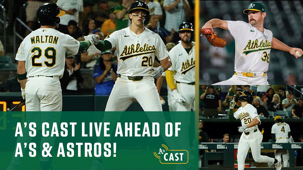 A's Cast Live: Hogan Harris, Mark Kotsay & Ken Korach join Towny! | A's vs. Astros Preview