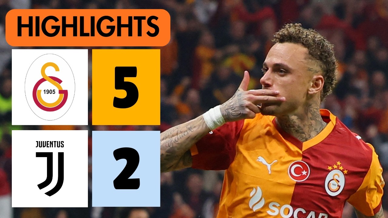 Galatasaray 5-2 Juventus 🔥 Highlights & Goals | UEFA Champions League