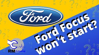 Ford Focus mk2 2008 not starting, instrument panel fault U1900