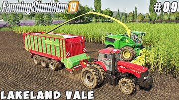 Sowing soybeans, harvesting corn silage | Lakeland Vale 2 | Farming simulator 19 | Timelapse #09