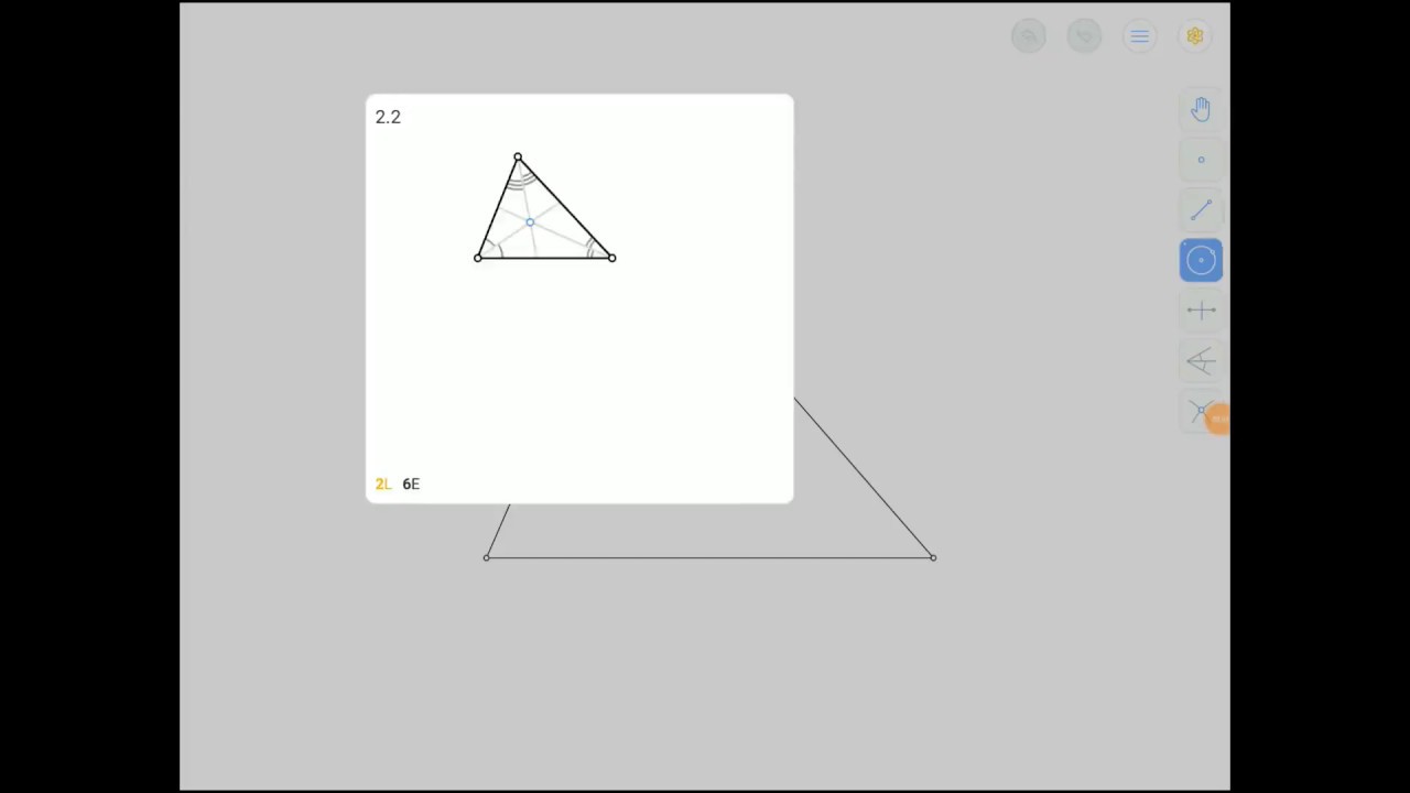 Euclidea 2 2 6e Solution Youtube