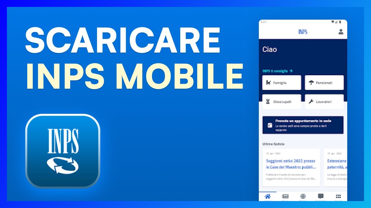 Come Scaricare e Usare App INPS Mobile - YouTube