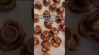 Pretzel Turtles are a tasty & easy treat made with just 3 ingredients! Subscribe for easy recipes!
