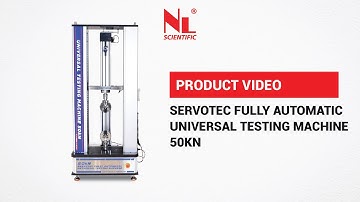 Servotec Fully Automatic Universal Testing Machine 50kN
