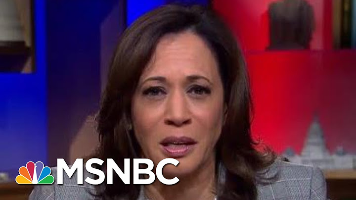 Senator Kamala Harris On President Donald Trump's Interest In Foreign Election Help | All In | MSNBC