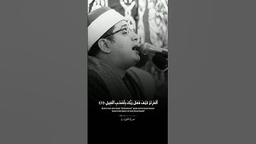 سورة الفيل || محمود الشحات أنور 🤍🎙️