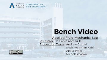 Fluid Mechanics Lab- Hydarulic Bench