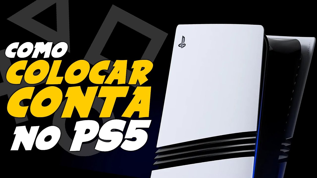 Como COLOCAR CONTA PSN no PLAYSTATION 5 - PS5