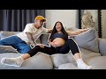 I’M HAVING CONTRACTIONS PRANK ON MY FIANCE *HE FREAKED OUT*