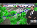 Adam "Showers and storms are still in the forecast along with the heat, but things change by Friday"