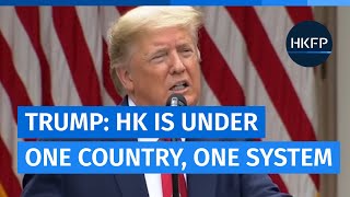 #hong kong #china president donald trump said friday he would strip
several of hong kong’s special privileges with the united states and
bar some chinese stu...