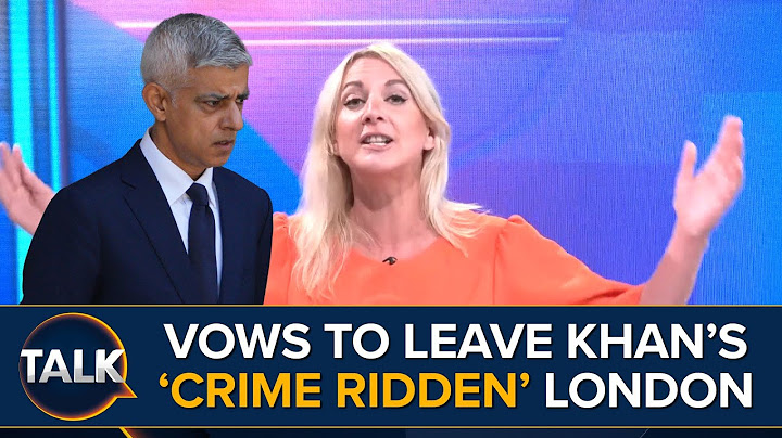 "I'm Leaving LONDON" | Incandescent RAGE Over Sadiq Khan's 'Crime Ridden' City