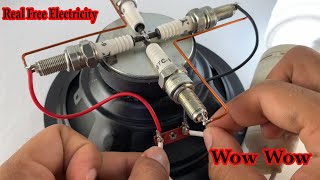 Wow Real Free Electricity Energy At Home 100% || For Working 2024