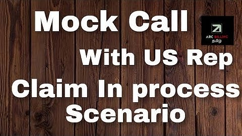 Mock Call for claim in Process scenario #usa #medicalbilling #healthinsurance #hospital #doctor