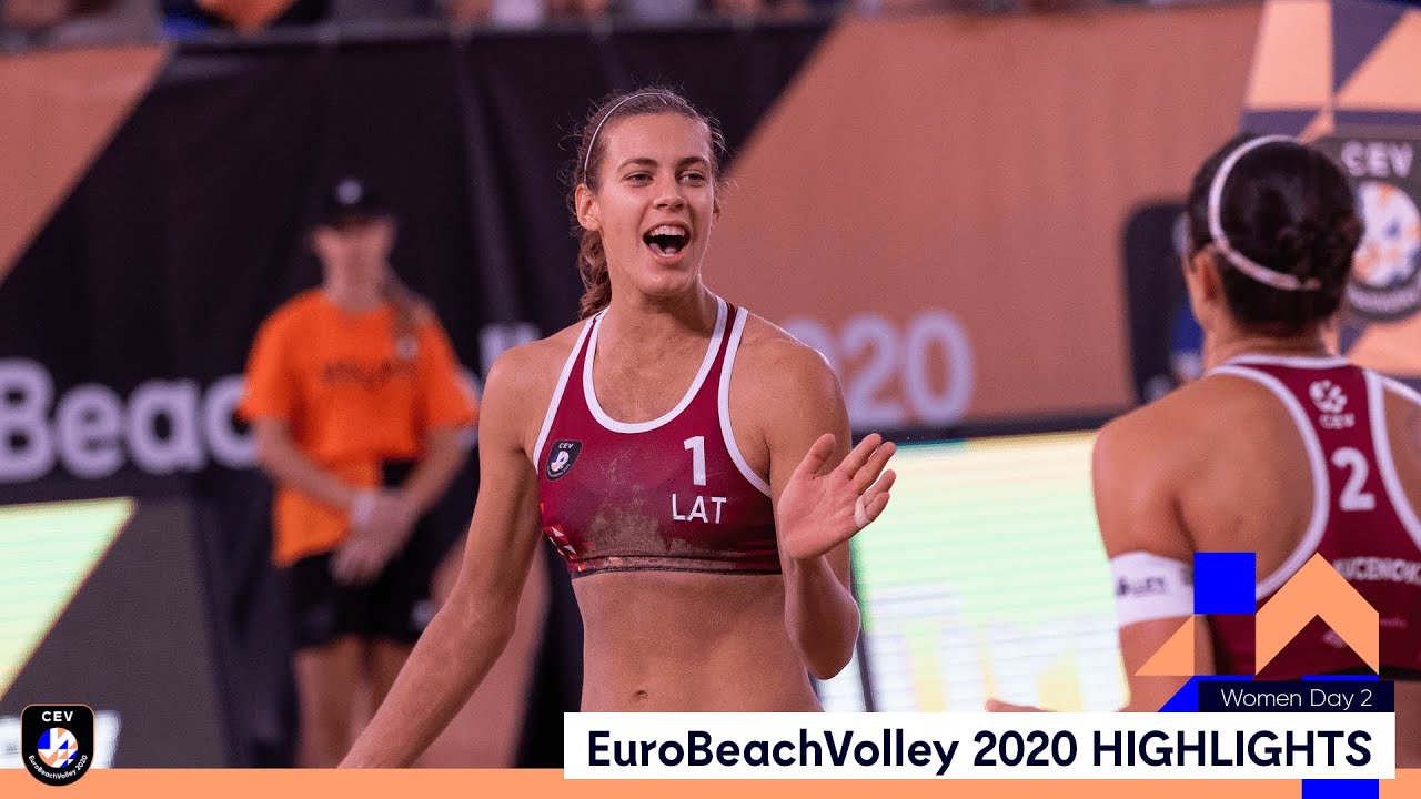 Women Beach Volleyball Day 2 Highlights - #EuroBeachVolley 2020 - YouTube