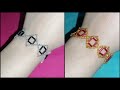 Jewelry Making At Home/How To Make Simple Beaded Bracelets With Bugle Beads &amp; Seed Beads Very Easy