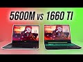 RX 5600M vs GTX 1660 Ti - 20 Game Laptop Comparison!