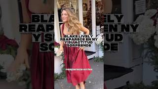 La actriz #BlakeLively reaparece en #NY y su actitud sin duda sorprendió 😱 Aquí te contamos.