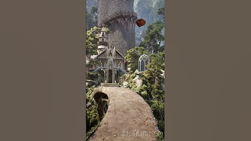 Lord of the Rings in UNREAL ENGINE 5: Elven City #cyberpunk2077 #lotr #unrealengine #cyberpunk