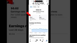 Facebook earning rate increase 🤑🤑 #shortvideo #facebookearning