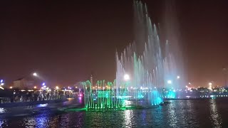 सऊद अरब क डसग फवर Amazing Dancing Fountain Show In Saudi Arabia Multi Colour Fawara