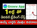 Groww App Brokerage & Hidden Charges 2025 | Full Charges Explained | groww charges telugu