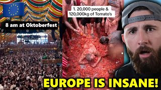 Festivales europeos que confunden a los estadounidenses... *ustedes son diferentes*