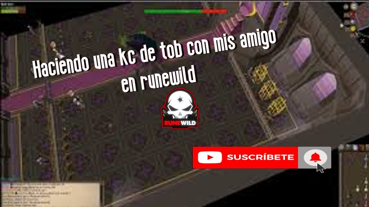 Haciendo una kc de tob con mis amigos en runewild