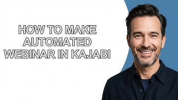 How to Make Automated Webinar In Kajabi - KevinHowTo
