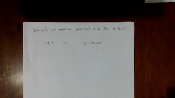 Intercaler un nombre décimal