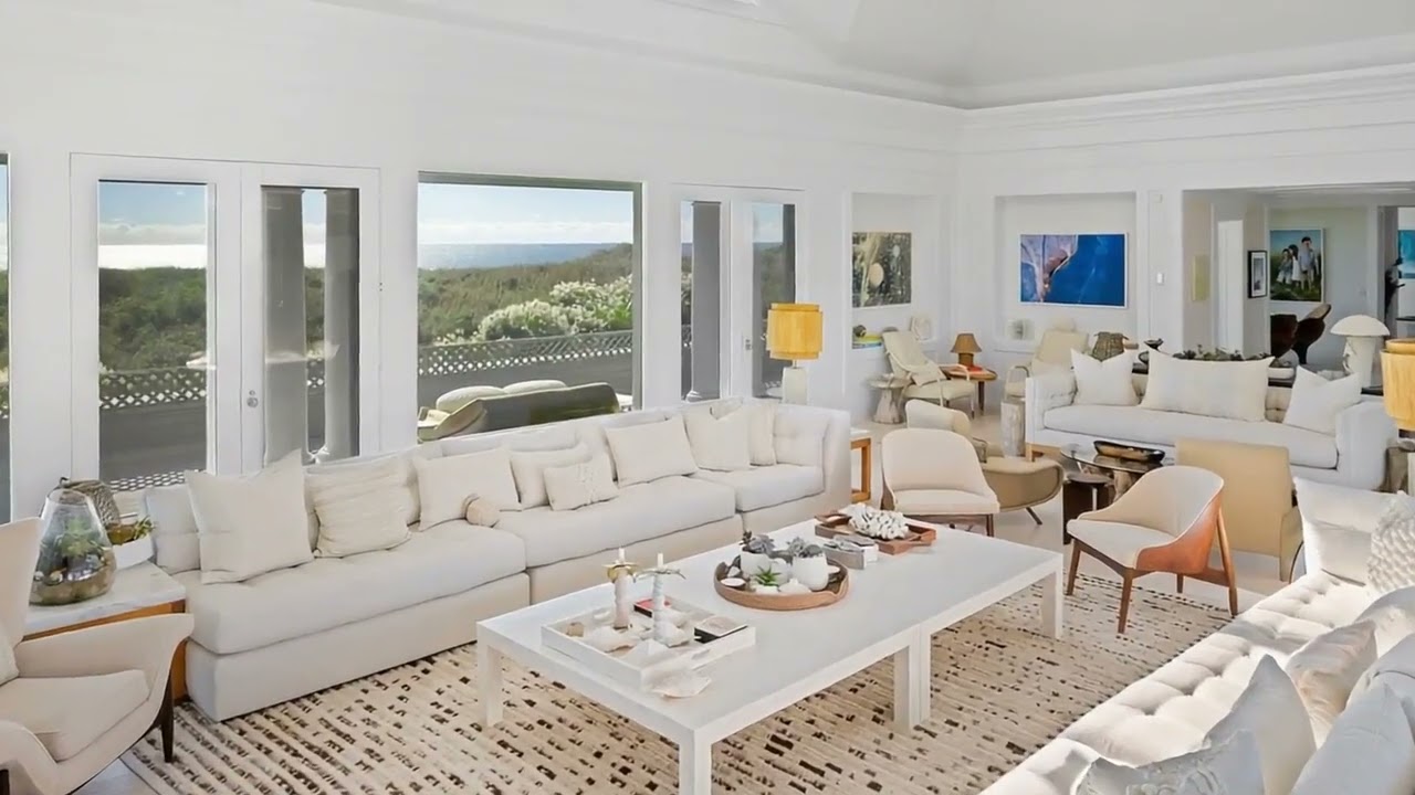 Hamptons LUXURY Beach Home | 4 Acre Oceanfront Estate