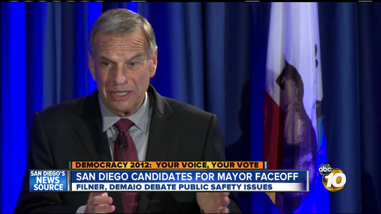 DeMaio, Filner debate on public safety issues