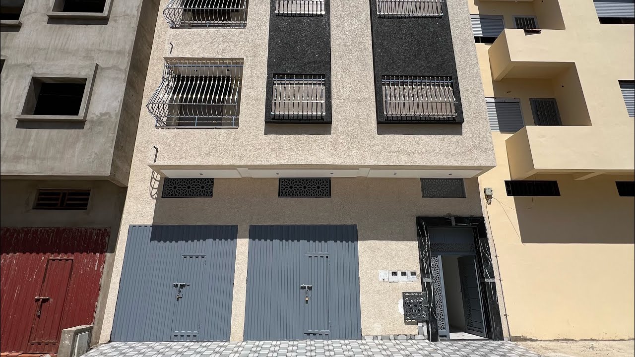 دار تجارية 100 متر R +2 للبيع بتجزئة اليانس مهدية القنيطرة