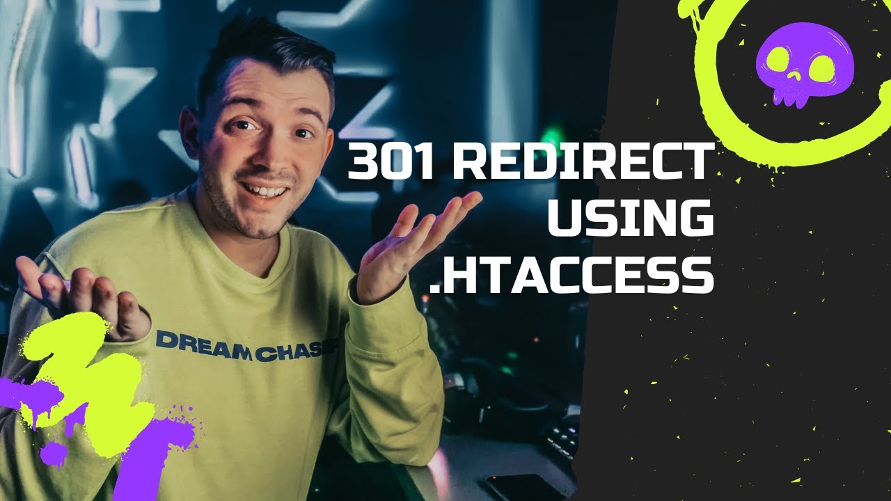 .htaccess เปลี่ยน url  New  URL redirect or rewrite using the  htaccess file