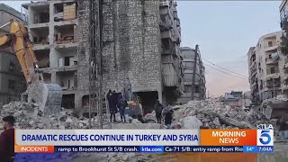 Survivors still being found as quake death toll tops 25,000 in Syria, Turkey